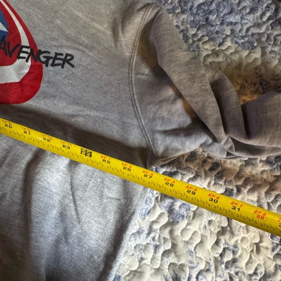 Port and Company Gray Marvel Hoodie - Picture 6 of 7